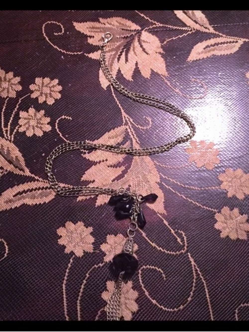 Elegant Black Crystal Pendant Necklace - Women Jewelry